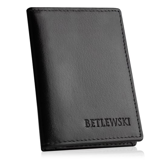 Betlewski, Etui na karty, pieniądze, dokumenty, czarny Betlewski