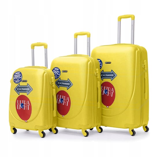 BETLEWSKI zestaw pojemnych walizek bagaż wakacje Betlewski