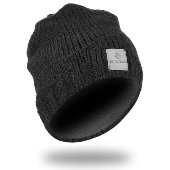 Betlewski Zimowa Czapka Damska Beanie Ocieplana Betlewski