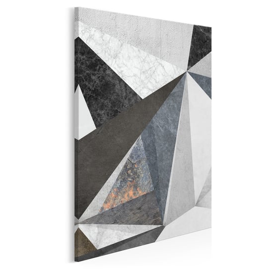 Betonowy las - nowoczesny obraz na płótnie - 50x70 cm VAKU-DSGN Nowoczesne obrazy