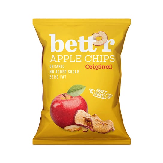 Bettr Chipsy jabłkowe pieczone 50g BIO Nature Bites