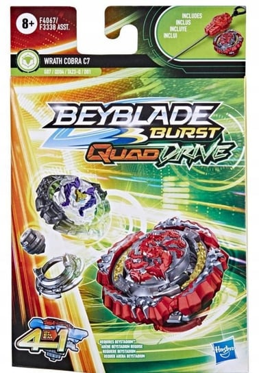 Beyblade Burst Quad Drive WRATH COBRA C7 Hasbro