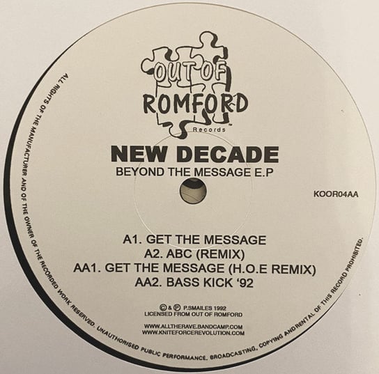 Beyond The Message (Remastered), płyta winylowa New Decade