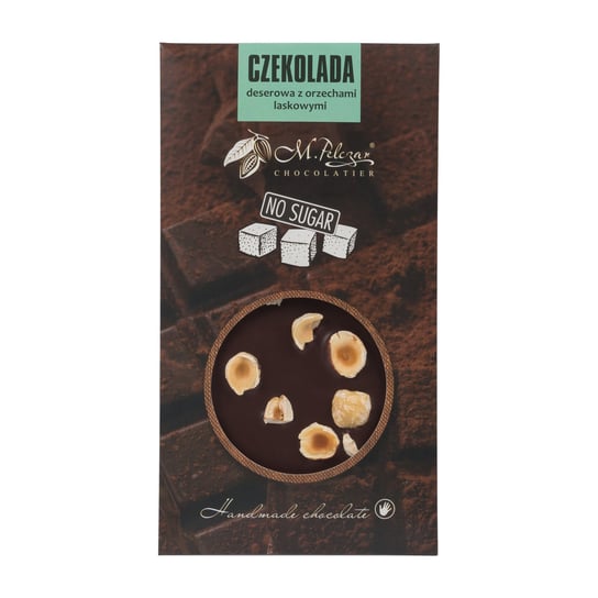 Bez Cukru: Czekolada Deserowa Z Orzechami Laskowymi M. Pelczar Chocolatier