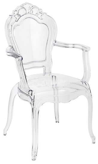 Bezbarwne Krzesło Do Salonu Z Podłokietnikami - Trixi 3X 56X97 Elior