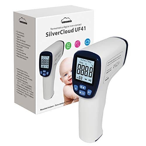 Bezdotykowy Cyfrowy Termometr Gun Point Silvercloud Uf41 - Precyzyjne Pomiar Temperatury Ciała I Powierzchni Inna marka