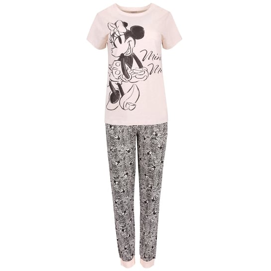 Beżowo-czarna piżama damska w panterkę Myszka Minnie DISNEY Disney
