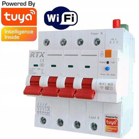 Bezpiecznik 3 Fazy 63A Wifi Tuya # Pomiar Energii RTX