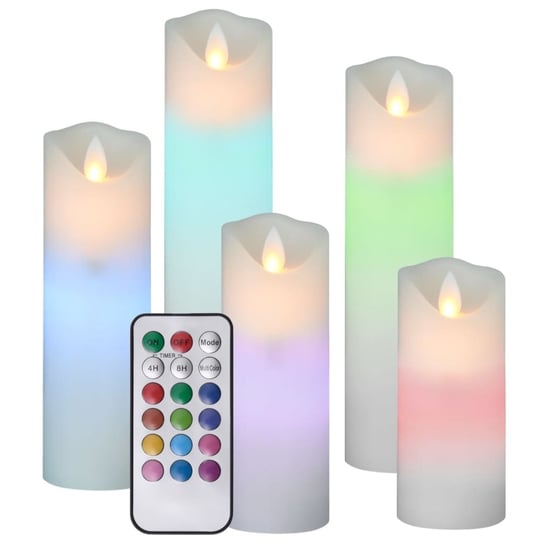 Bezpłomieniowe świeczki LED, kremowe, 5,3 cm średn Inna marka