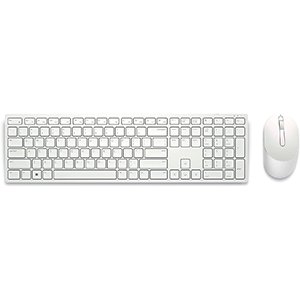 Bezprzewodowa klawiatura i mysz Dell Pro — KM5221W — język hiszpański (QWERTY) — kolor biały Dell