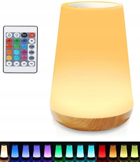 Bezprzewodowa Lampa Lampka RGB 13 Kolorów Dotykowa Nocna Pilot Inny producent