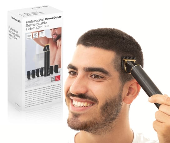 Bezprzewodowa Maszynka do strzyżenia włosów TRIHER + Akcesoria INNOVAGOODS V0103734 InnovaGoods