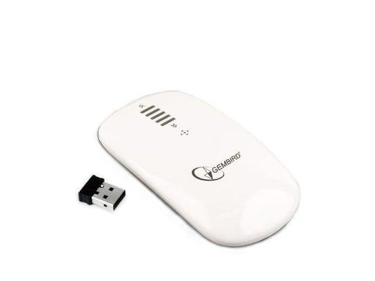 Bezprzewodowa mysz GEMBIRD Phoenix z dotykowym scrollem USB 2,4GHz biała Gembird