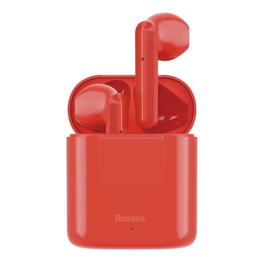 Bezprzewodowe słuchawki Baseus Encok W09 TWS Bluetooth 5.0 (czerwone) Baseus