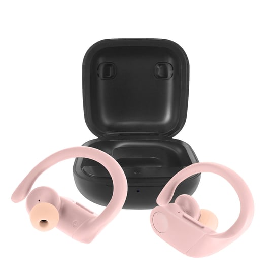 Bezprzewodowe Słuchawki Bluetooth Zestaw Głośnomówiący Sport Ear Contour Różowy Avizar