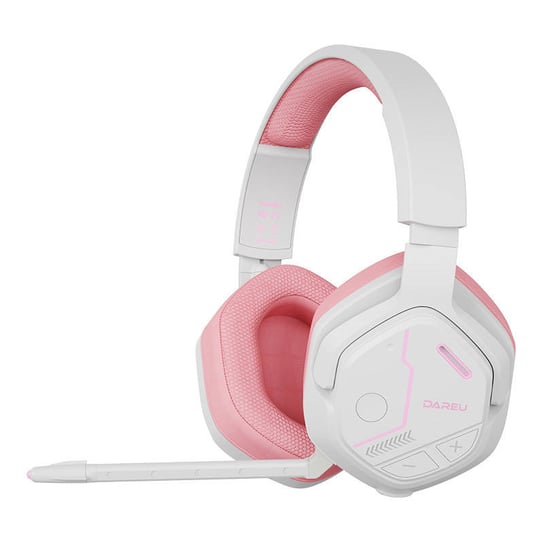Bezprzewodowe słuchawki gamingowe Dareu EH755 Bluetooth 2.4 G (różowe) Inny producent