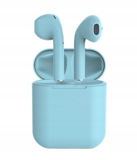 Bezprzewodowe słuchawki i12 niebieskie Bluetooth Frahs