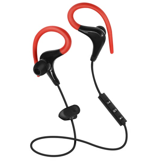 Bezprzewodowe Słuchawki Sportowe Bluetooth Zintegrowane Z Mikrofonem Liniowym W Pilocie Czarny Avizar