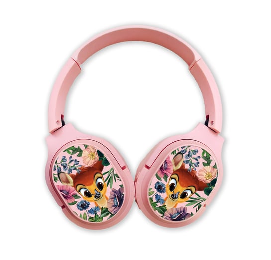 Bezprzewodowe słuchawki stereo z mikrofonem Bambi 002 Disney Różowy Disney