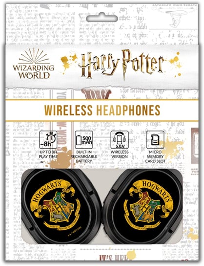 Bezprzewodowe słuchawki stereo z mikrofonem Harry Potter 037 ERT Group