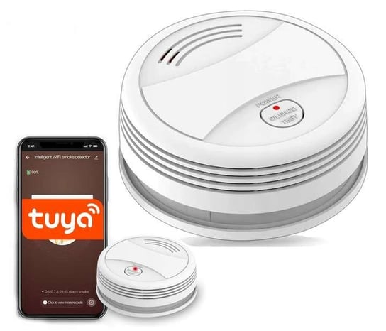 Bezprzewodowy Czujnik Dymu Wifi Kompatybilny Z Aplikacją Tuya Huxgo Hxa443 Inna marka