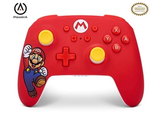 Bezprzewodowy kontroler PowerA do Nintendo Switch – Mario Joy The Game Bakers
