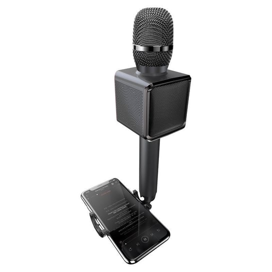 Bezprzewodowy mikrofon do karaoke Bluetooth głośnik uchwyt na telefon Dudao