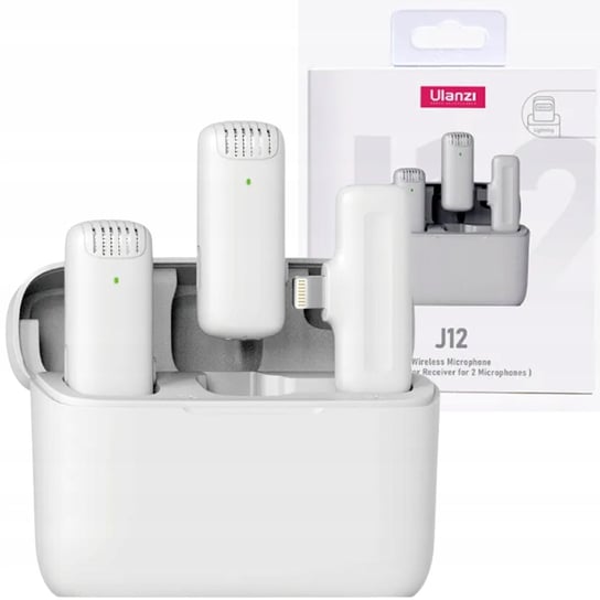 Bezprzewodowy mikrofon krawatowy do iPhone Ulanzi J12 Lightning Ulanzi