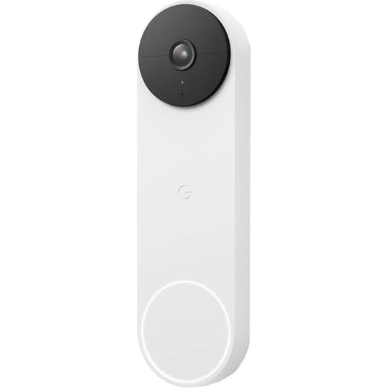 Bezprzewodowy Wideodomofon Wideodzwonek Do Drzwi Google Nest Doorbell Snow Google