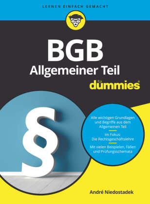 BGB Allgemeiner Teil für Dummies Wiley-VCH Dummies