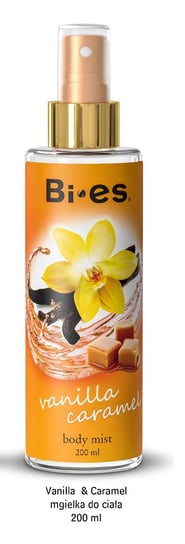Bi-es, Body Mist, mgiełka do ciała Vanilla-Caramel, 200 ml Bi-es