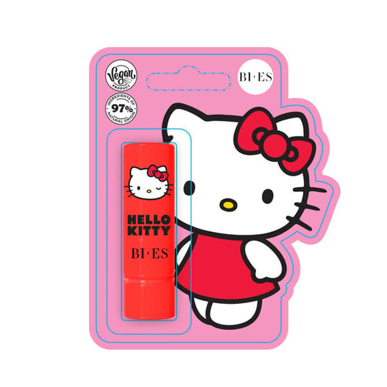 BI-ES, Hello Kitty, pomadka Strawberry, 4g Bi-es