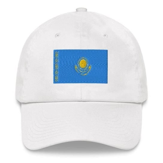 Biała czapka z flagą Kazachstanu Inny producent (majster PL)