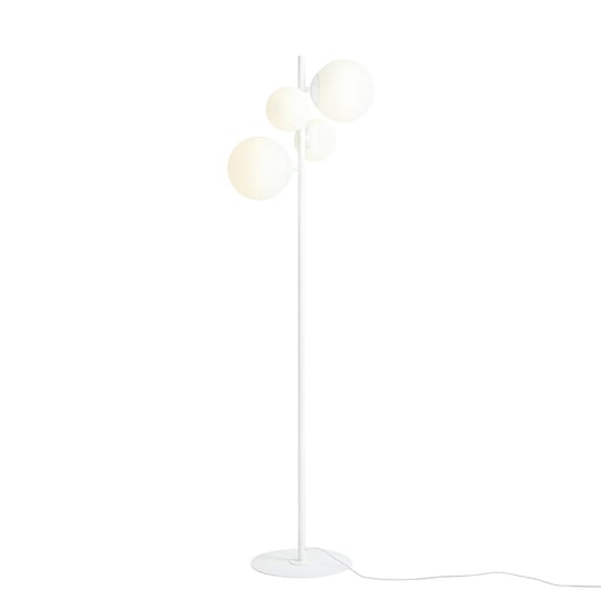 Biała lampa podłogowa Bloom kule balls nowoczesna stojąca Aldex