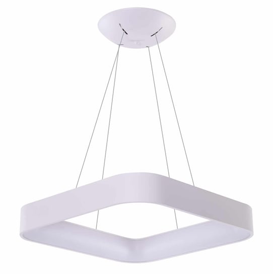 Biała Lampa Wisząca Solvent Square Led 120W Wifi Smart AZzardo