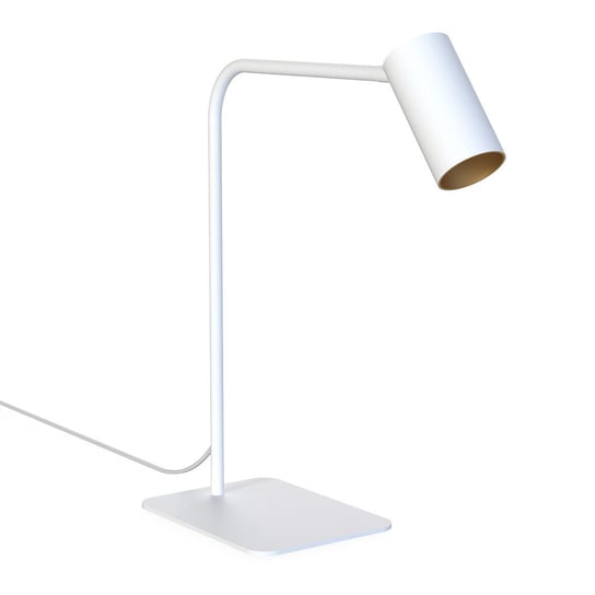 Biała lampka na stolik Mono 7713 stojąca lampa z włącznikiem Nowodvorski