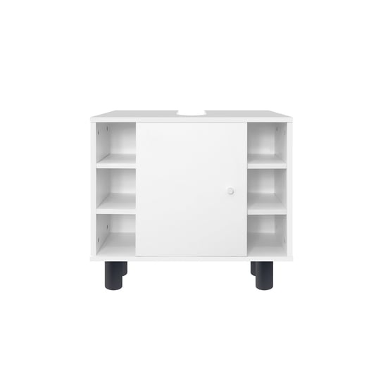 Biała szafka pod umywalkę 60x54x32 cm z płyty MDF ML-DESIGN