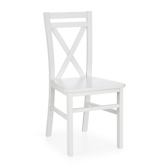 Białe Krzesło Drewniane Dariusz 2 Halmar Biały Halmar