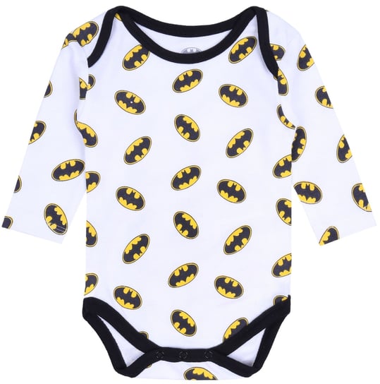 Białe niemowlęce body z motywem BATMAN 9-12 m 80 cm DC COMICS