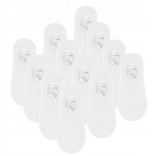 Stopki Białe NISKIE STOPKI DAMSKIE Mikrostopki 12Pak r. 35-38 - Moraj | Moda ...