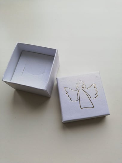 białe pudełko złoty anioł opakowanie prezent Inny producent