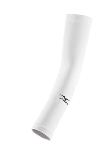 Białe rękawki siatkarskie damskie Mizuno Armguard 6553W01 Mizuno