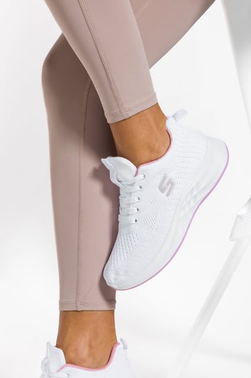 Białe sneakersy damskie buty sportowe sznurowane Casu 2834-38 Casu