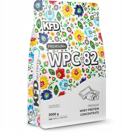 Białko  KFD Premium WPC 82 3000g Biała Czekolada KFD