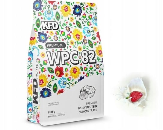 Białko KFD Premium WPC 82 700g Jogurtowo-Truskawka KFD