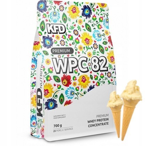 Białko KFD Premium WPC 82 700g Lody Tradycyjne KFD