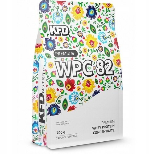 Białko KFD Premium WPC 82 700g, Masło Orzechowe KFD