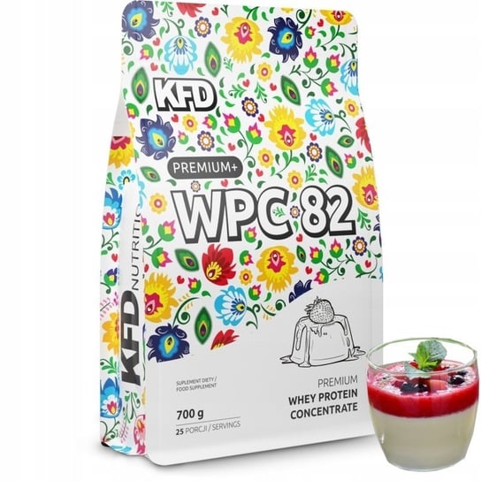 Białko KFD Premium WPC 82 700g  Panna Cotta KFD