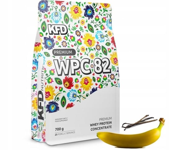 Białko KFD Premium WPC 82 700g  Waniliowo-Bananowe KFD