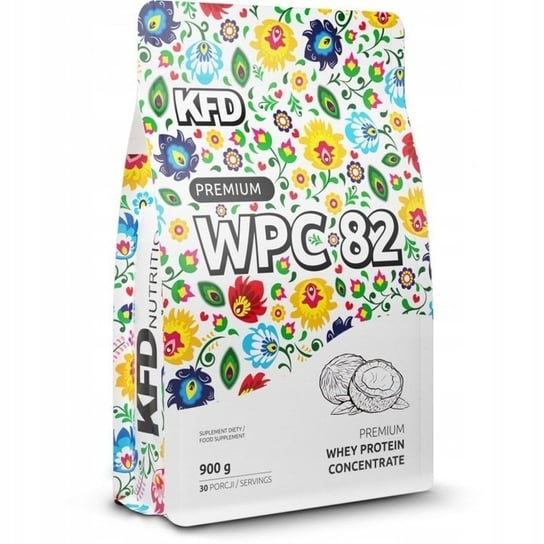 Białko KFD Premium WPC 82 900g Kokosowy KFD